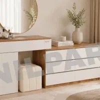 میز آرایش میز توالت دراور مدل شونیز/(ارسال‌رایگان)