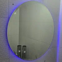 اینه گرد چراغ دار