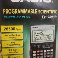 ماشین حساب مهندسی casio fx 5800p