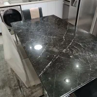 میز نهار خوری استیل ۶ نفره