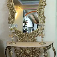 آیینه شمعدان برنز ( مخصوص جهیزیه)