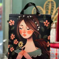 کیف دوکاره دستی و دوشی مخمل کوبیده