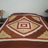 پتو روتختی  گلبافت ، کوسن ،روتختی ساتن