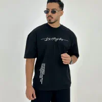 تیشرت باکسی محرمی مشکی /گرم بالا/خنک و تابستانی