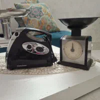 چرخ گوشت نو واستفاده نشده ،ترازو اشپزخونه