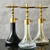 قلیون کرنو تنگ شیشه ای و همه رنگ