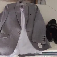 کت و شلوار پسرانه با کفش ورنی