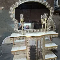 بوفه کنسول در ابعاد مختلف برنزی