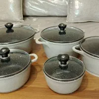 سرویس قابلمه چدن گرانیت نو
