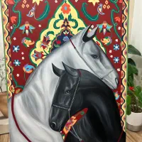 تابلوی بوم اسب