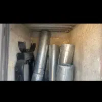 هود ۲متری و کانال مربع ولوله گالوانیزه هواکش