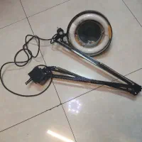 لوپ ذره بین مهتابی دار و پایه دار