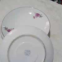قوری پیش دستی قندان شکلات خوری گل برجسته بشقاب