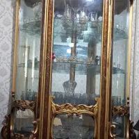 بوفه ویترین چوبی