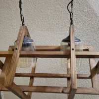 لوستر چوبی