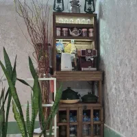 کافی بار چوبی