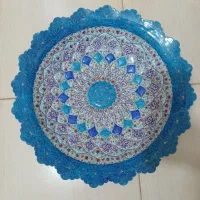 میوه خوری مسی میناکاری