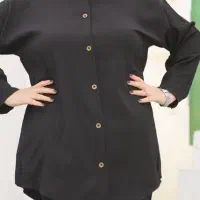 شومیز مشکی  سایز ۴۸ تا ۵۴ محرمی