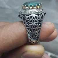 انگشتر نقره توپاز لندن