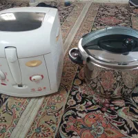 زودپز مارک دسینی ساخت ترکیه و سرخ کن تفال کاملانوو