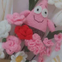 دسته گل بافت پاتریک