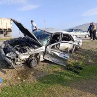 پژو 405 تصادفی