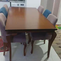 میز ناهارخوری ۸ نفره تمام چوب