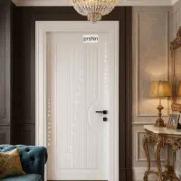 کارخانه پرشین چوب قم درب چوبی اتاق ضدسرقت دستگیره