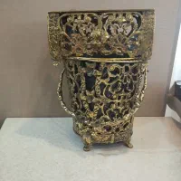 جای دستمال کاغذی و سطل برنز