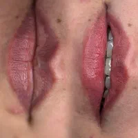 آموزش تخصصی + انجام شیدینگ لب، رفع تیرگی لب+شیدچشم