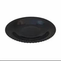 خورشت خوری مدل صدفی و استکان چایخوری پایه مشکی