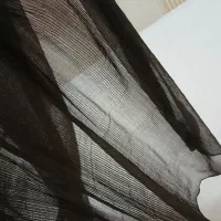 شال میله ای قهوه ای نو