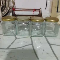 ظروف شیشه ای دردار فلزی و پلاستیکی
