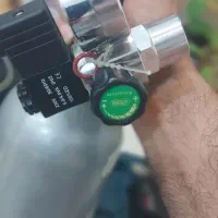 مانومتر برقی co2 ایستا و کپسول ۳ لیتری