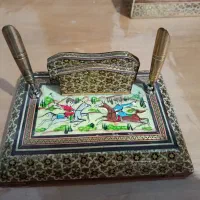 قلمدان خاتم کاری شده انتیک