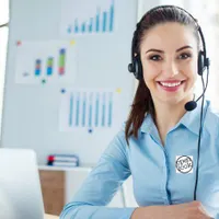 بازاریاب خانم تلفنی منشی بازاریابی