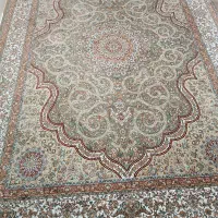 فرش 9متری ماشینی کرم گردویی 700شانه
