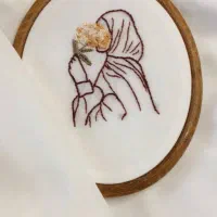 گلدوزی لباس و تابلو
