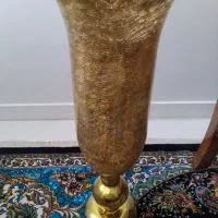 گلدان شیشه ای سالم بزرگ