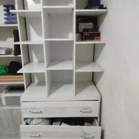 کتابخانه همراه کشو mdf
