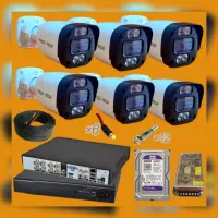 پک دوربین مداربسته 6عددی /قیمت عمده/‌ امنیت پایدار