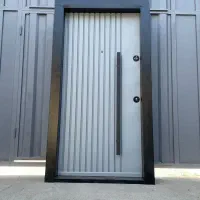 درب ضدسرقت فلز چوبیhdfزددیلم در ضدسرقت باغی  باغ