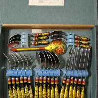 ست ۶ نفره ۲۵ پارچه قاشق و چنگال روسی