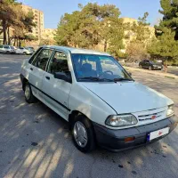 پراید سفید صندوق دار بی رنگ مدل ۱۳۸۰