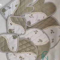 ست پارچه ای شیک آشپزخانه دست دوز