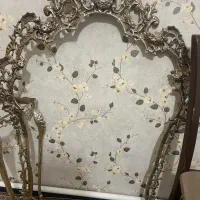 ۳عدد لوستر ۸شاخه اصل برنز و آینه شمعدان برنز