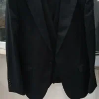 کت و شلوار و جلیقه مشکی نو سالم