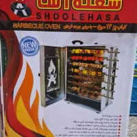 کباب پز بدون دود ۱۴ سیخ موتور دار (آکبند)