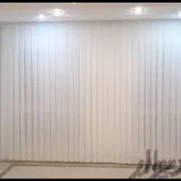 پرده پذیرایی کرپ شاین دار نونو
