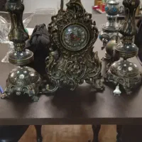 شمعدان و ساعت